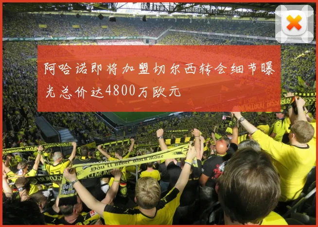 阿哈诺即将加盟切尔西转会细节曝光总价达4800万欧元